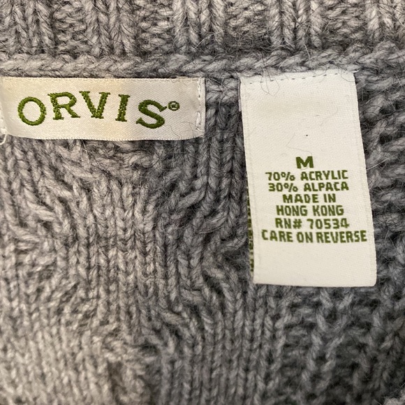 Alpaca-blend Orvis Cardigan - Picture 4 of 5